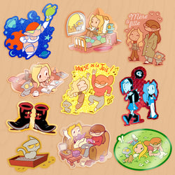 Pack de stickers #1- enfance Lou !