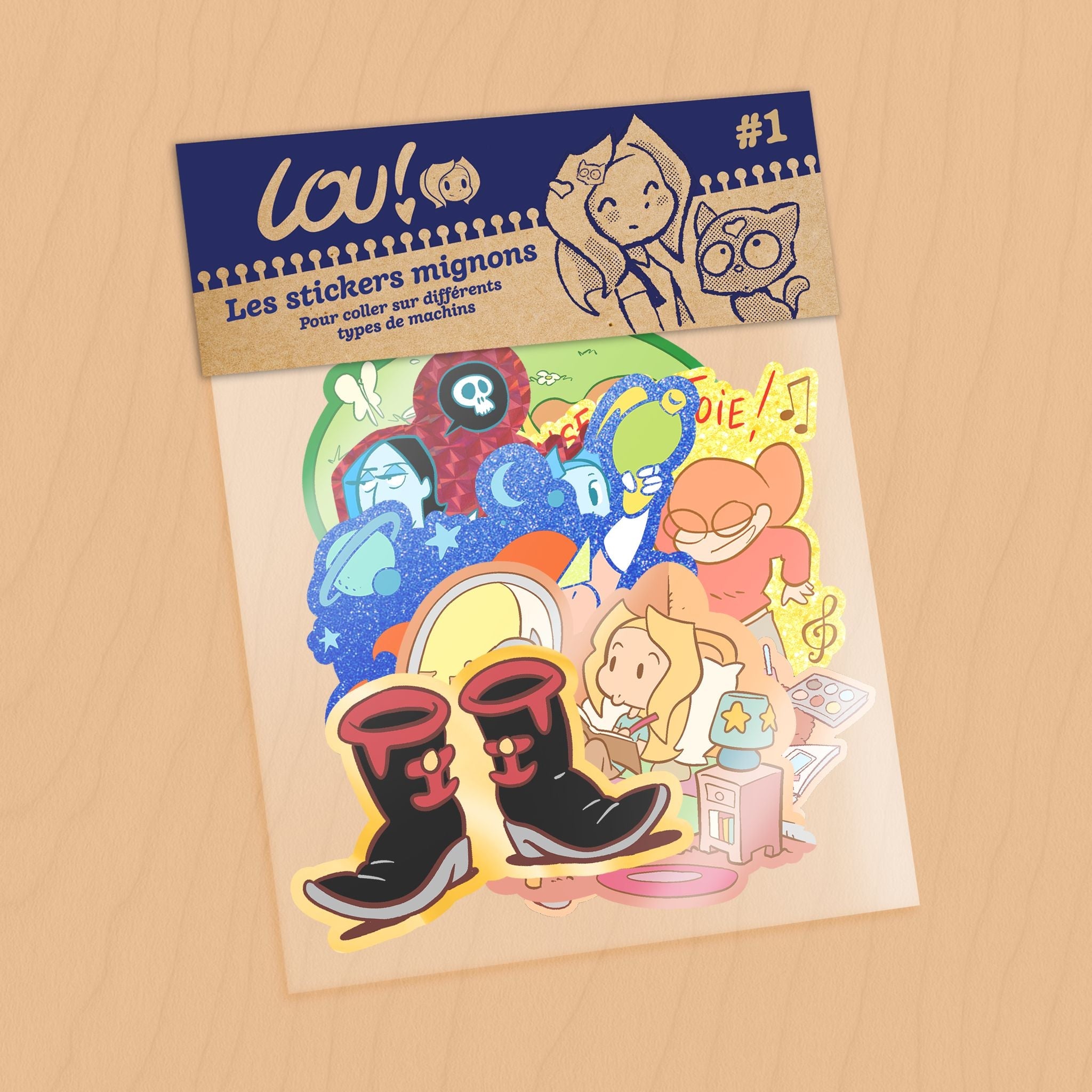 Pack de stickers #1- enfance Lou !