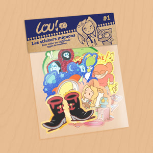Pack de stickers #1- enfance Lou !