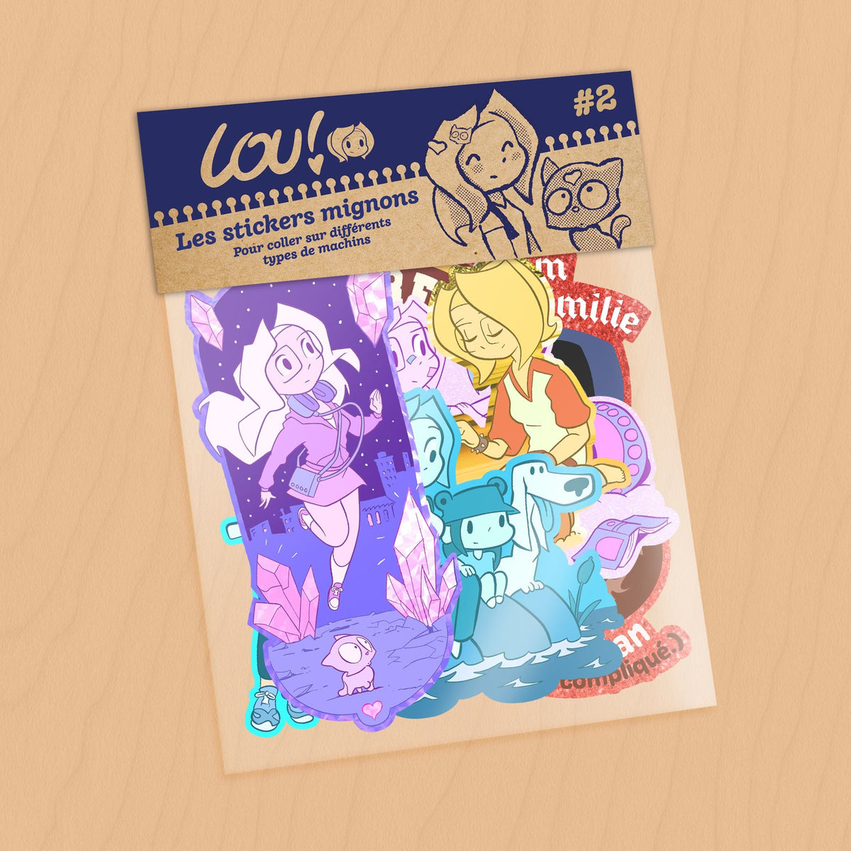 Pack de stickers #2 - jeunesse Lou! – Lou le Shop
